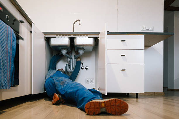 Professional Drain Cleaning technician working in Oak Harbor, WA